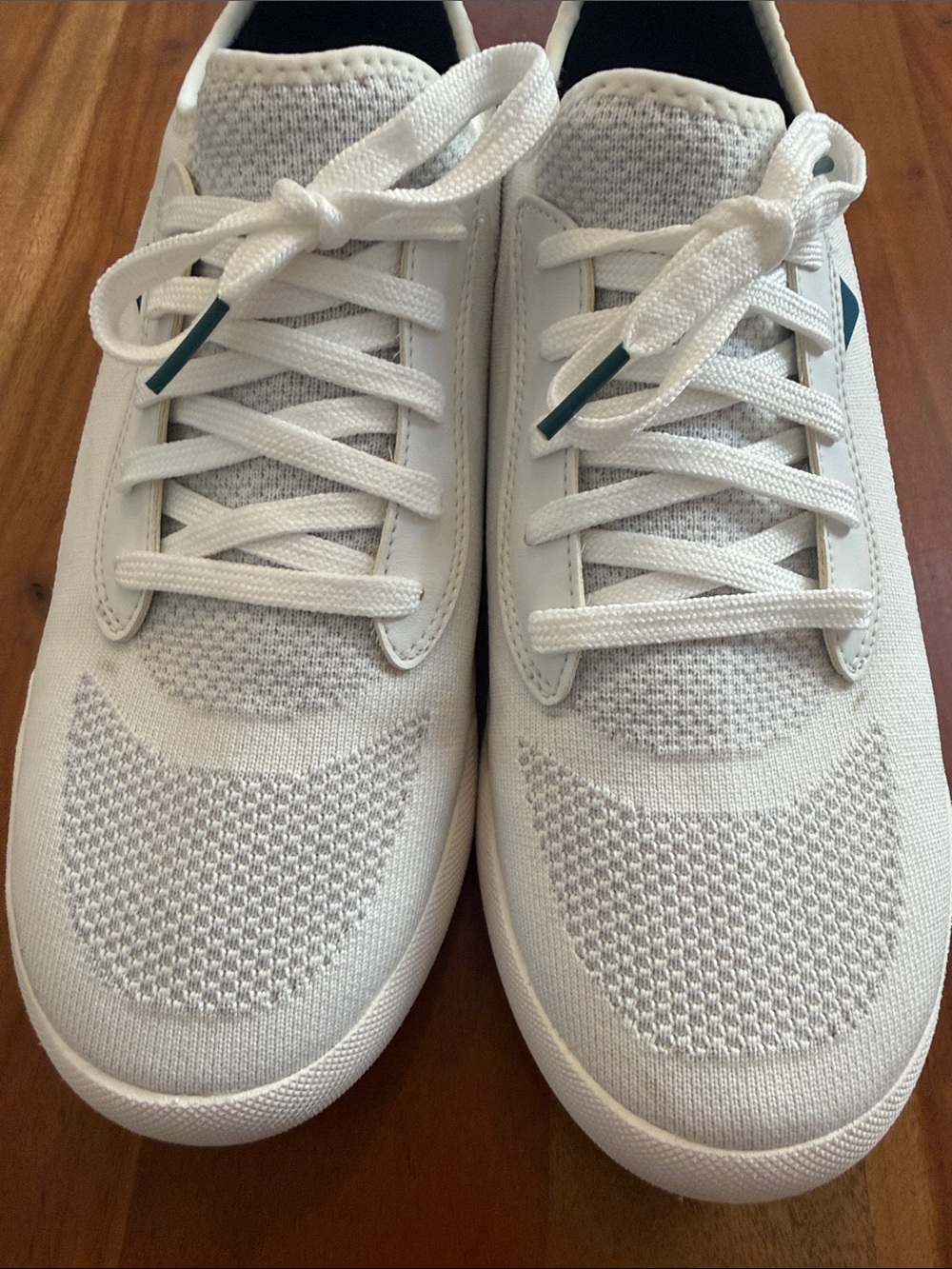 Vessi Weekend Classic All-White Women’s Knit Lace-Up Sneakers Size 11 - Picture 10 of 11